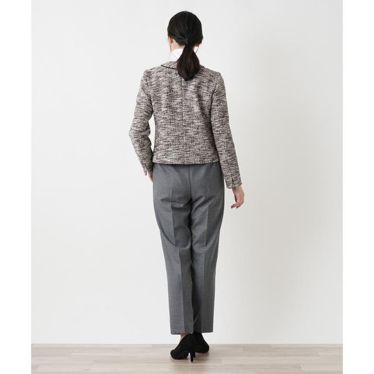 ラメツイードノーカラージャケット[品番：LAVW0018735]｜Leilian