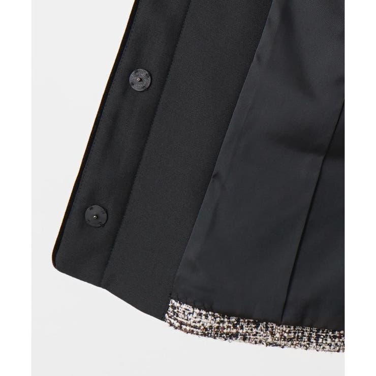 美品 定価18万 レリアン フランス製 ラメツイード ノーカラー ジャケット ノーカラージャケット | Leilian (Women)/レリアン | 三越伊勢丹