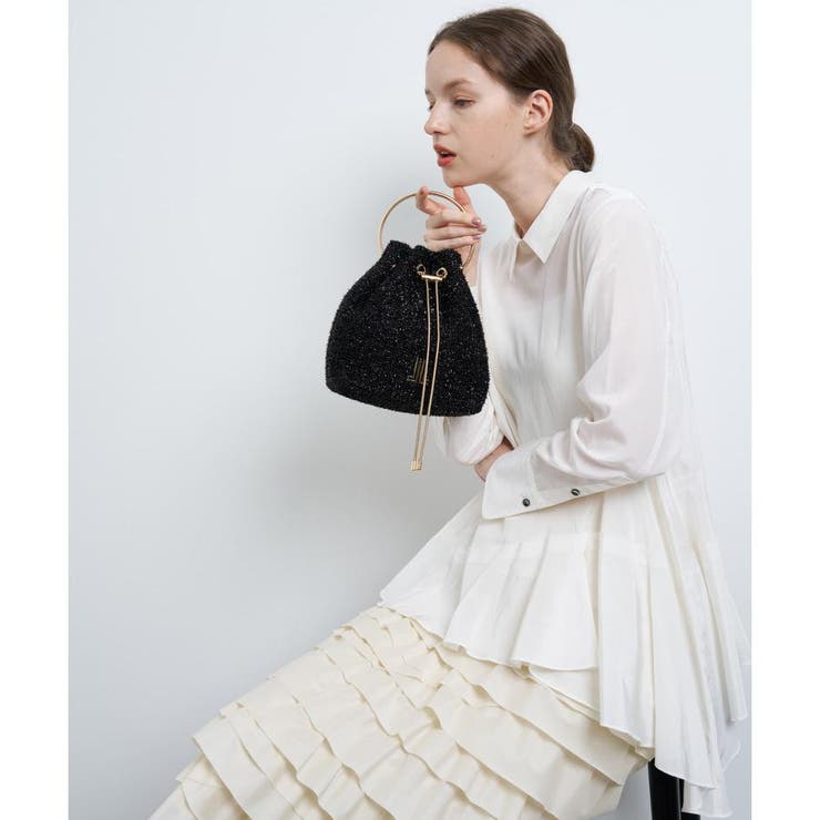 【Nina】ꕤ︎︎ドローストリングバッグ『バルーンランド』〈オフ〉 LA BAGAGERIE｜ドローストリング2WAYトート Sサイズ | Rakuten
