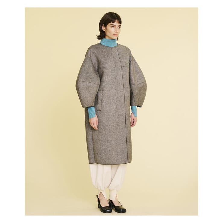 バイカラーボンディングコート[品番：LAVW0006321]｜LANVIN en Bleu 