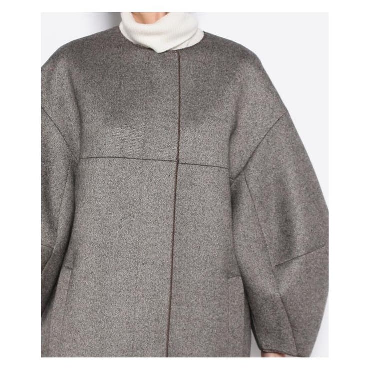 バイカラーボンディングコート[品番：LAVW0006321]｜LANVIN en