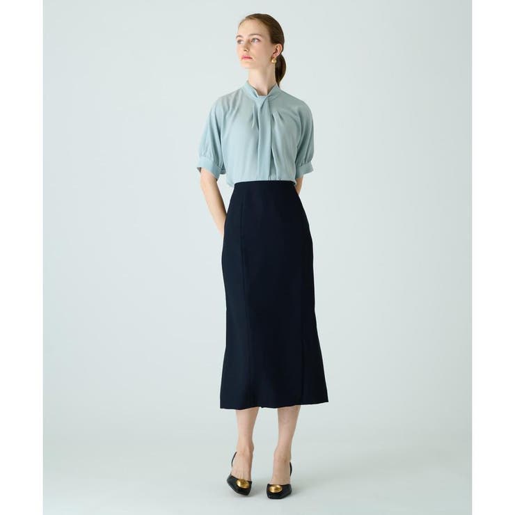 レリアン》新品 薄手 大人フェミニン シフォンジョーゼット レリアン》新品 薄手 大人フェミニン シフォンジョーゼット