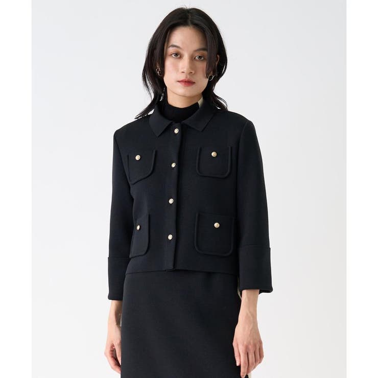 ミラノリブニットジャケット[品番：LAVW0017350]｜LANVIN COLLECTION 