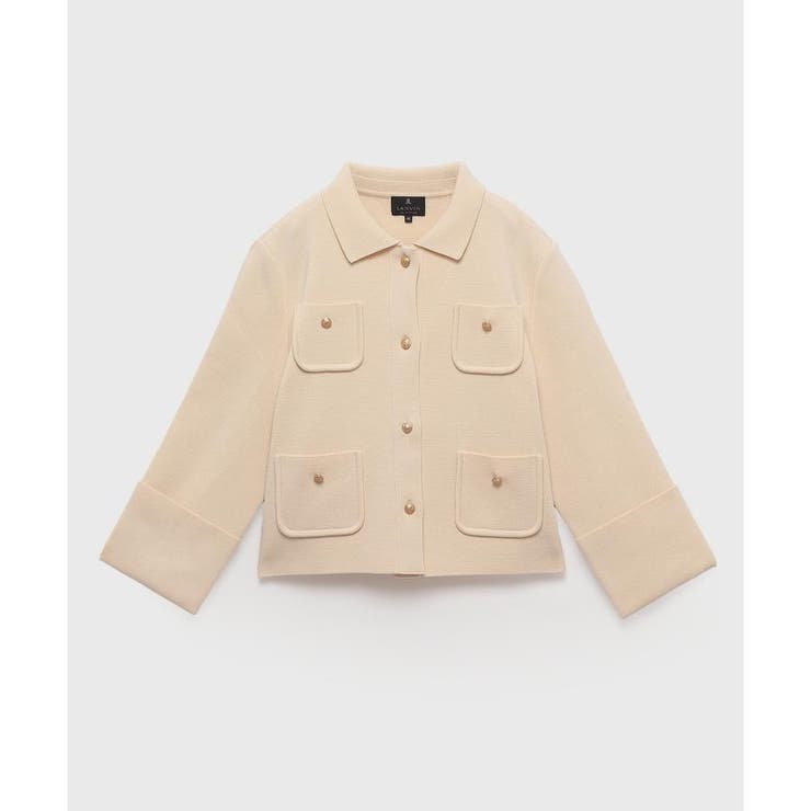 ミラノリブニットジャケット[品番：LAVW0017350]｜LANVIN COLLECTION 