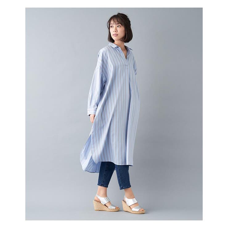 ロングスキッパーブラウス[品番：LAVW0000237]｜Leilian（レリアン