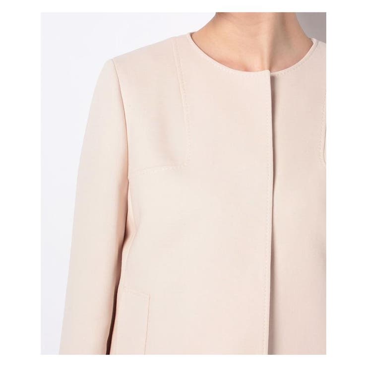ランバンコレクション　ノーカラー　コットン　ジャケット　ランバン ノーカラージャケット[品番：LAVW0005163]｜LANVIN COLLECTION
