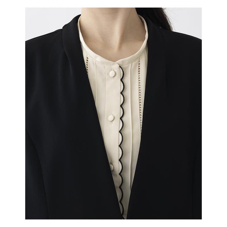 ノーカラージャケット | Leilian PLUS HOUSE | 詳細画像9