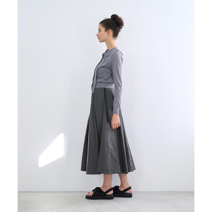 フリルトリムニットカーディガン[品番：LAVW0008807]｜LANVIN en Bleu