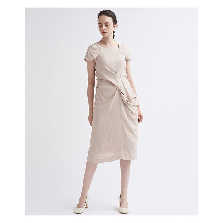 ランダムタックワンピース[品番：LAVW0004165]｜LANVIN en Bleu 