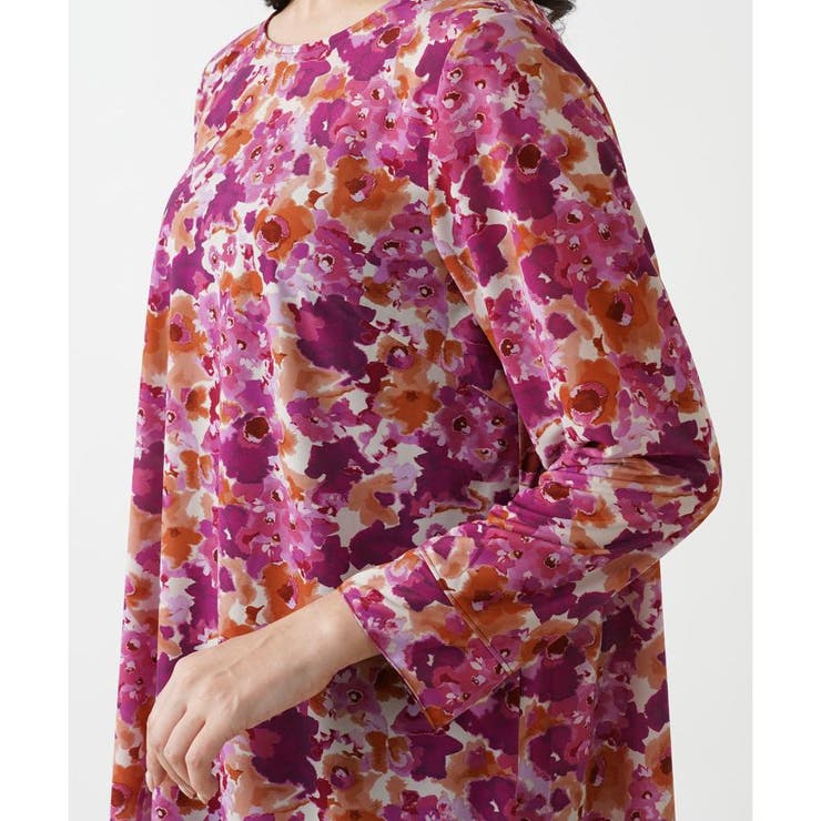 プリント柄チュニック[品番：LAVW0018392]｜Leilian PLUS HOUSE