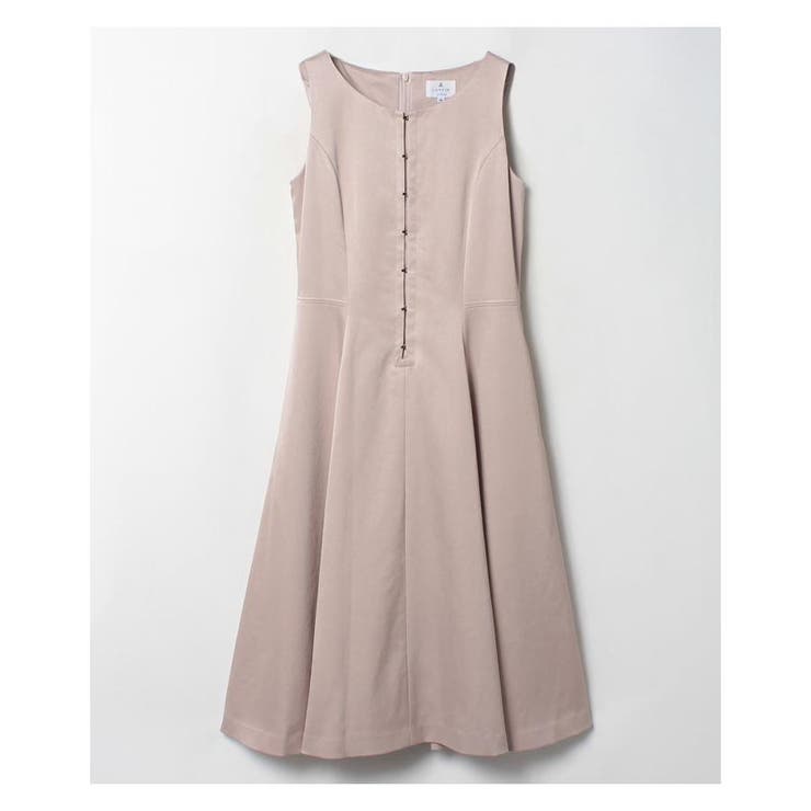 サテンノースリーブワンピース[品番：LAVW0004166]｜LANVIN en