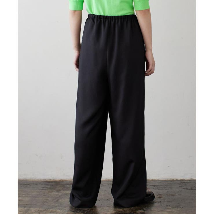 ゴムギャザーワイドパンツ[品番：LAVW0007764]｜LANVIN en Bleu