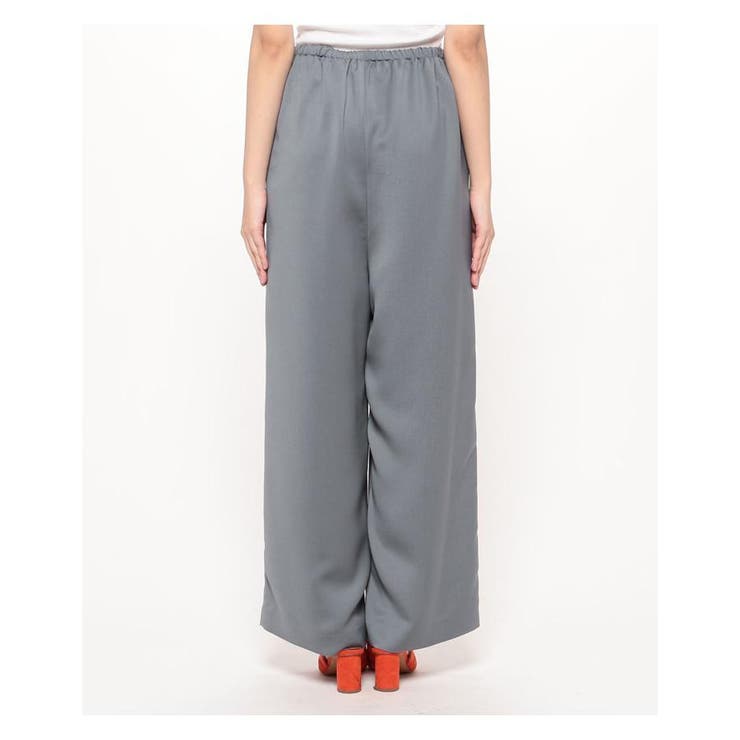 ゴムギャザーワイドパンツ[品番：LAVW0007764]｜LANVIN en Bleu