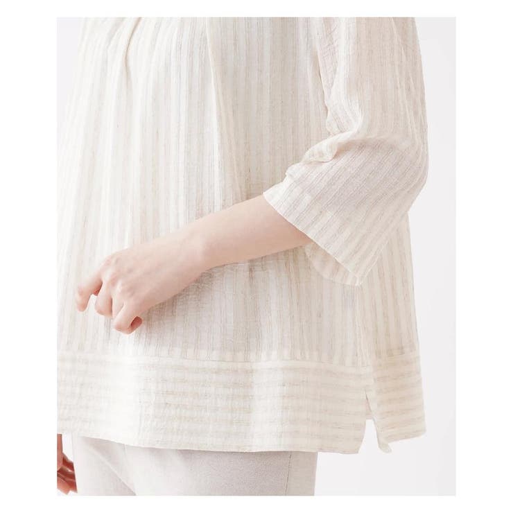 シャーリングスリーブブラウス | Leilian PLUS HOUSE | 詳細画像18