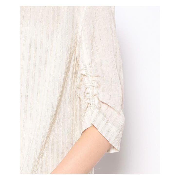 シャーリングスリーブブラウス | Leilian PLUS HOUSE | 詳細画像5