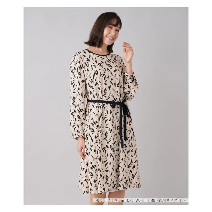 アイボリー | 洗えるワンピース | Leilian PLUS HOUSE