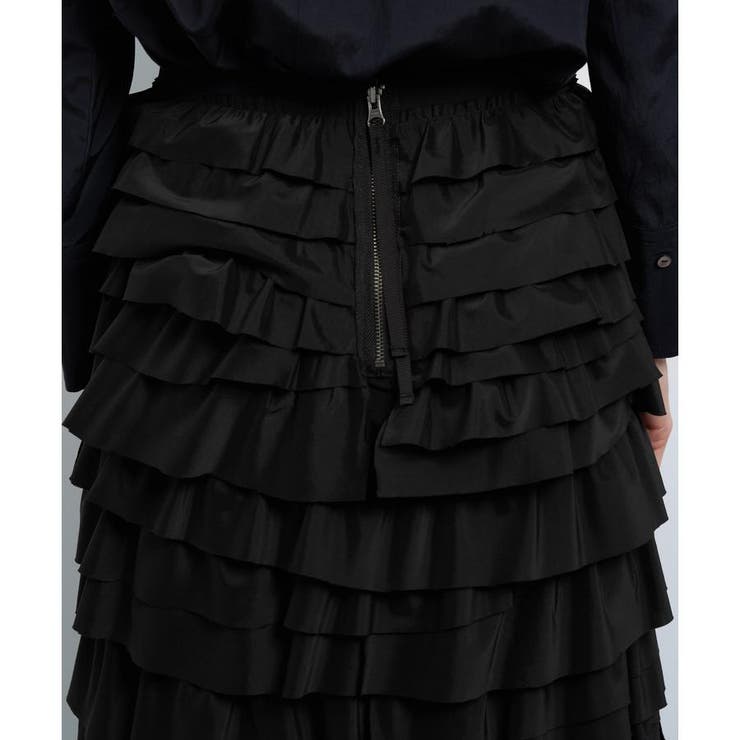 ライトタフタティアードスカート[品番：LAVW0017943]｜LANVIN en