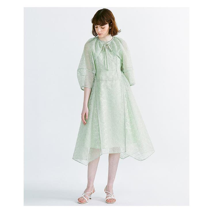フラワーオーガンジーボレロ[品番：LAVW0004182]｜LANVIN en Bleu 