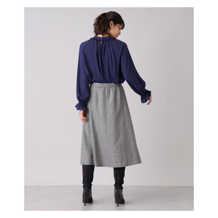 Leilian / レリアン 【店舗人気】フリルネックブラウス 店舗人気】フリルネックブラウス | BOURGE (Women)/ブールジュ