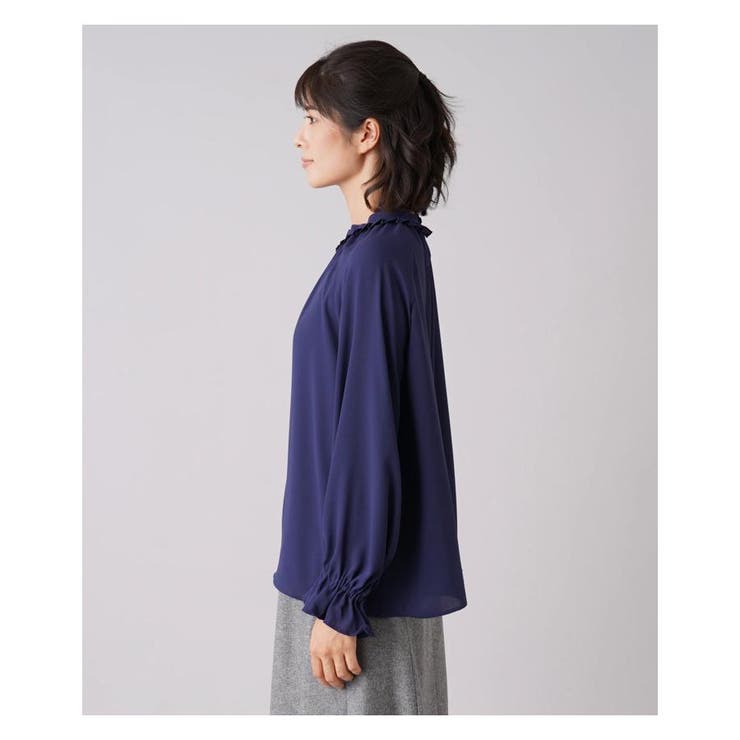 Leilian / レリアン 【店舗人気】フリルネックブラウス 店舗人気】フリルネックブラウス | BOURGE (Women)/ブールジュ