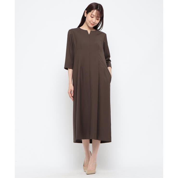 キーネックワンピース[品番：LAVW0016742]｜Leilian（レリアン）の