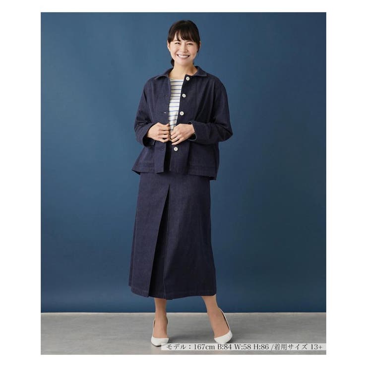 デニムジャケット[品番：LAVW0013781]｜Leilian PLUS HOUSE