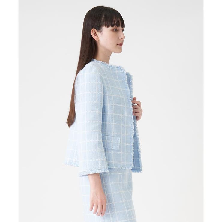 ツイードチェックジャケット[品番：LAVW0014219]｜LANVIN COLLECTION 