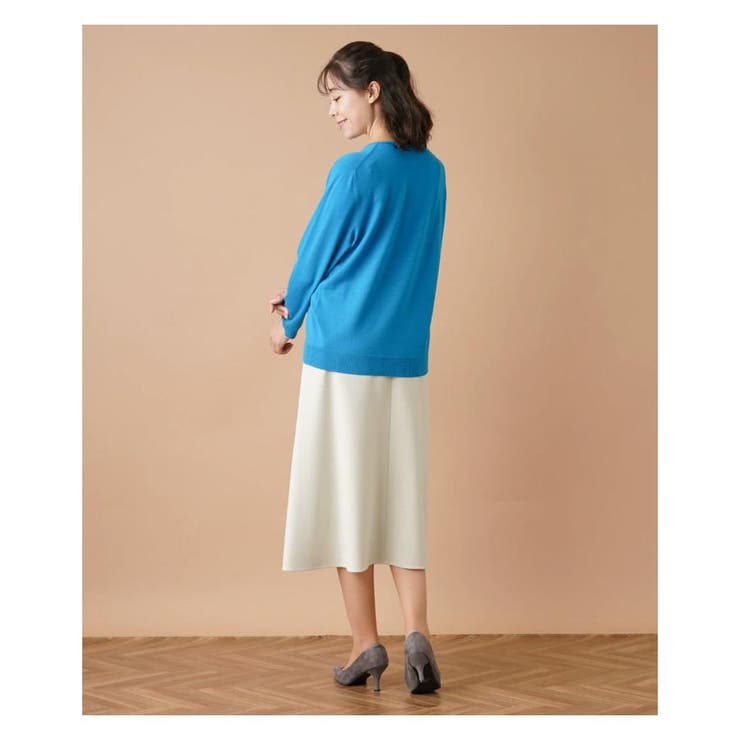 クルーネックニット[品番：LAVW0012057]｜Leilian PLUS HOUSE