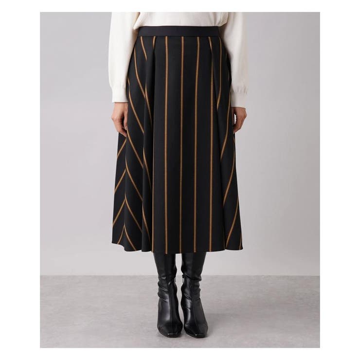 ストライプフレアスカ-ト | Leilian PLUS HOUSE | 詳細画像5