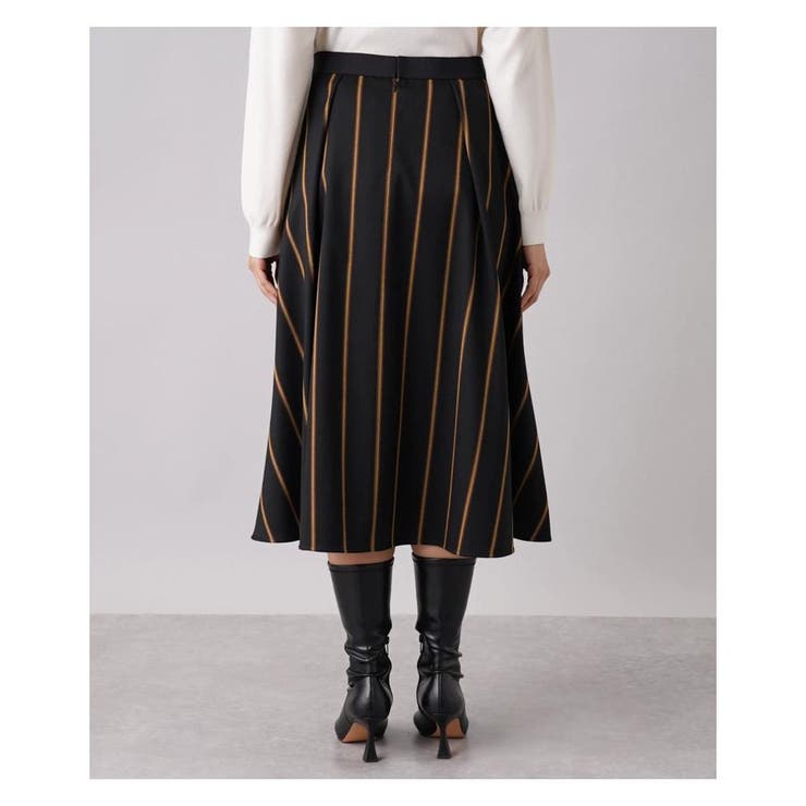 ストライプフレアスカ-ト | Leilian PLUS HOUSE | 詳細画像7