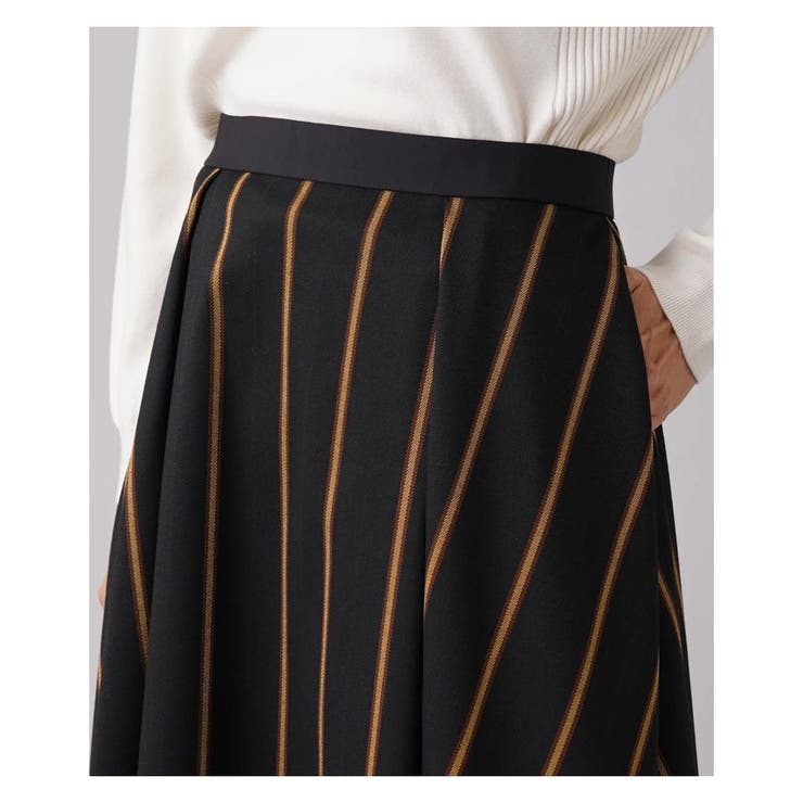 ストライプフレアスカ-ト | Leilian PLUS HOUSE | 詳細画像8