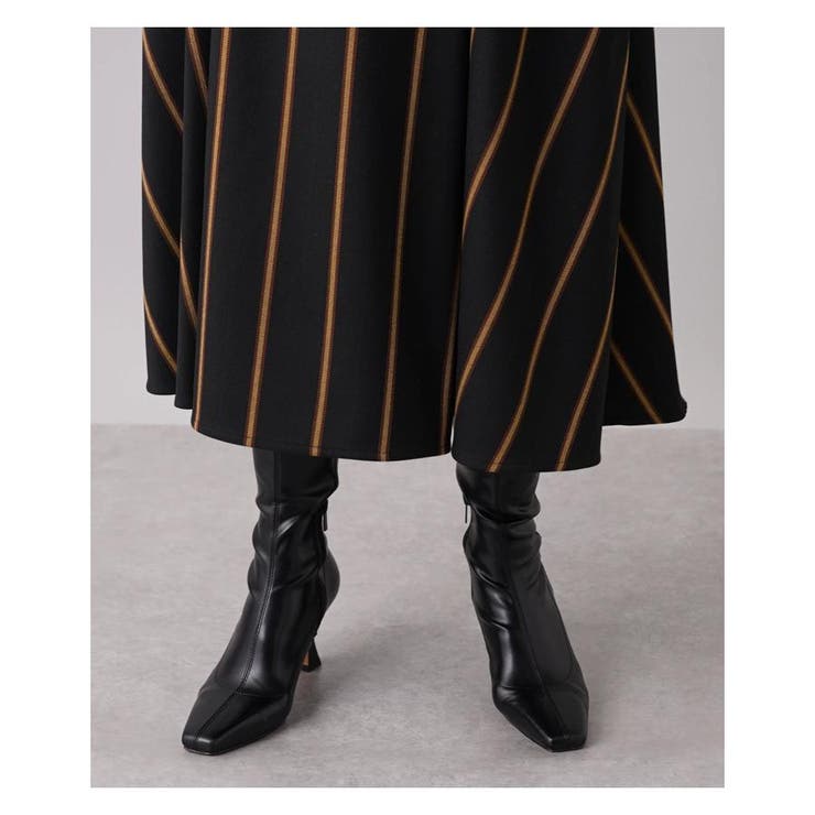 ストライプフレアスカ-ト | Leilian PLUS HOUSE | 詳細画像9