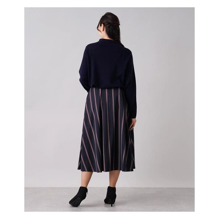 ストライプフレアスカ-ト | Leilian PLUS HOUSE | 詳細画像14