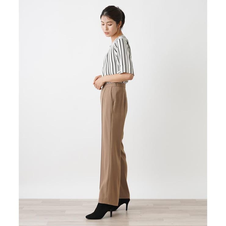 レリアン Leilian パンツ （ダークブラウン ） Leilian(レリアン) パンツ サイズ13+ S レディース美品 - ダーク