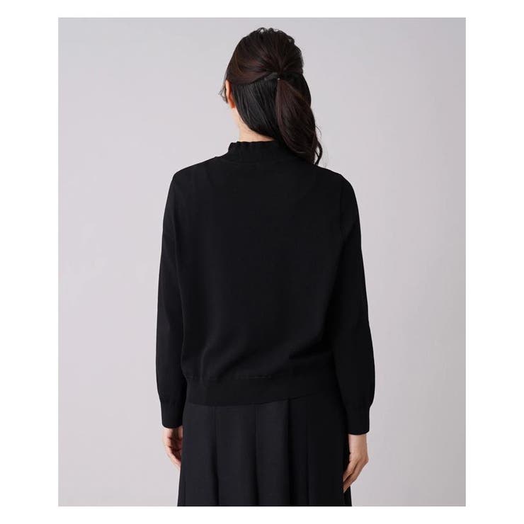 レース刺繍切替ニットプルオーバー | Leilian PLUS HOUSE | 詳細画像12