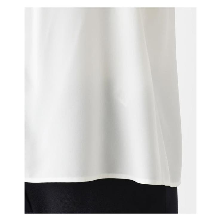 ボウタイ半袖シフォンブラウス | Leilian | 詳細画像16