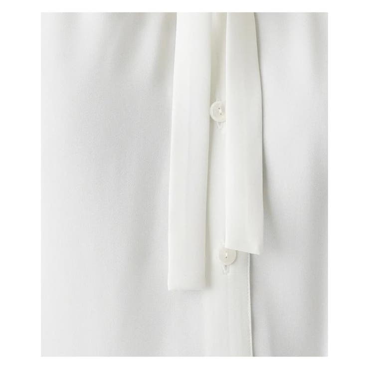 ボウタイ半袖シフォンブラウス | Leilian | 詳細画像17