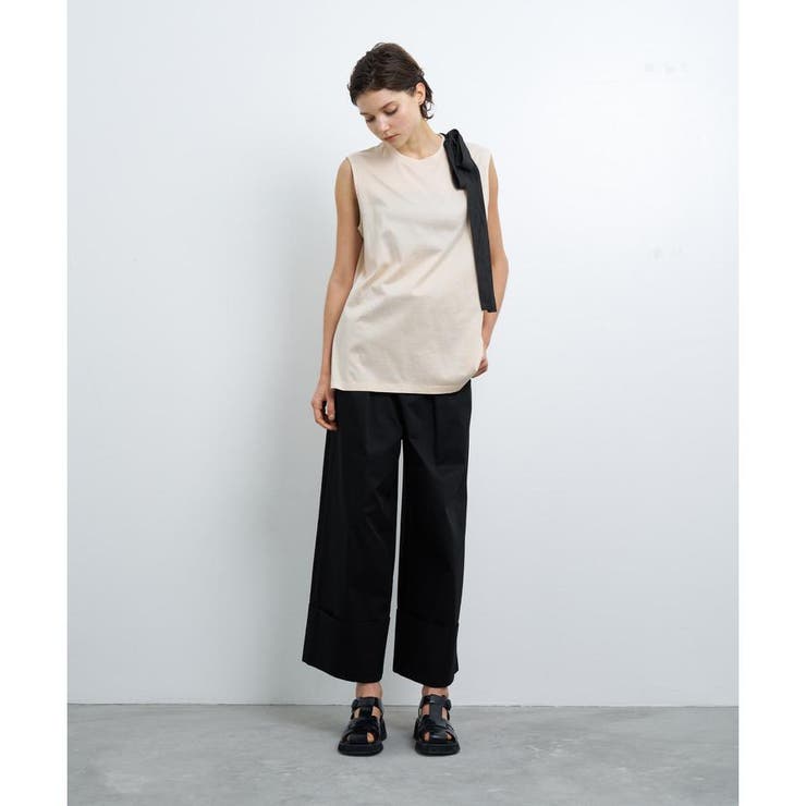 ノースリーブリボンカットソー[品番：LAVW0016023]｜LANVIN en
