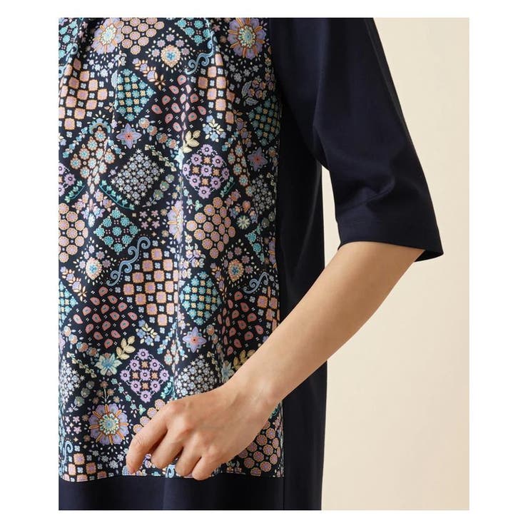 フラワープリント切替チュニック | Leilian PLUS HOUSE | 詳細画像15