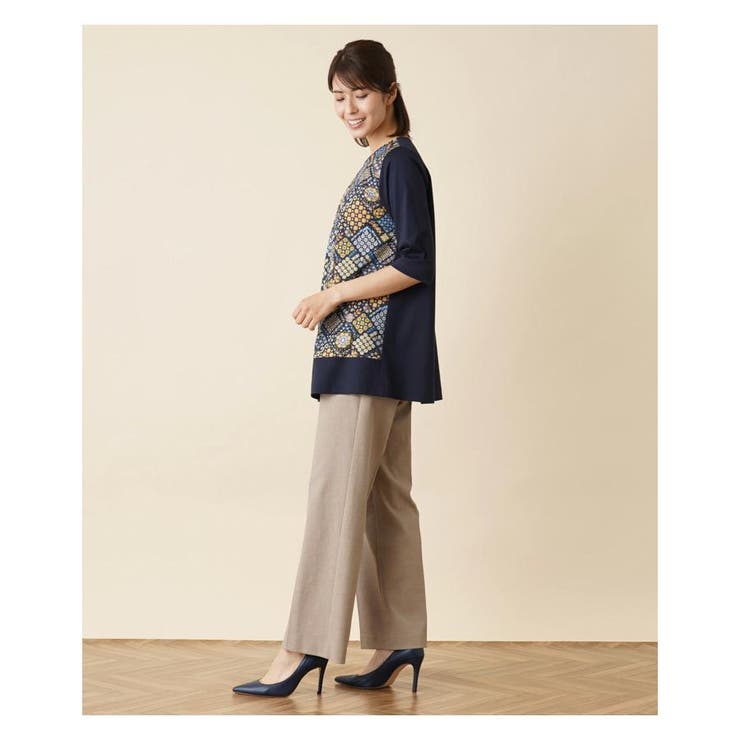 フラワープリント切替チュニック | Leilian PLUS HOUSE | 詳細画像19