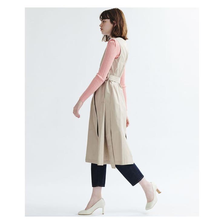 レイヤードトレンチコート[品番：LAVW0004140]｜LANVIN en Bleu