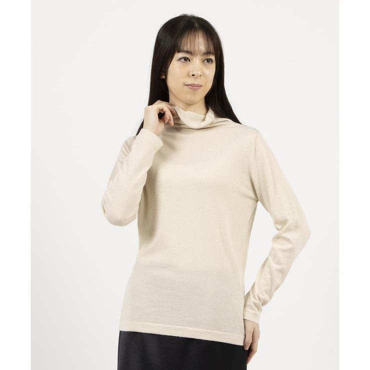 ハイネックカットソー[品番：LAVW0019202]｜Leilian（レリアン）の