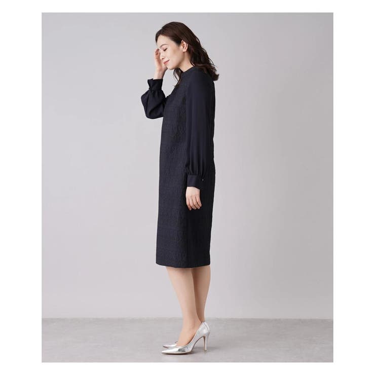 ジャカード切替ハイネックワンピース | Leilian | 詳細画像11