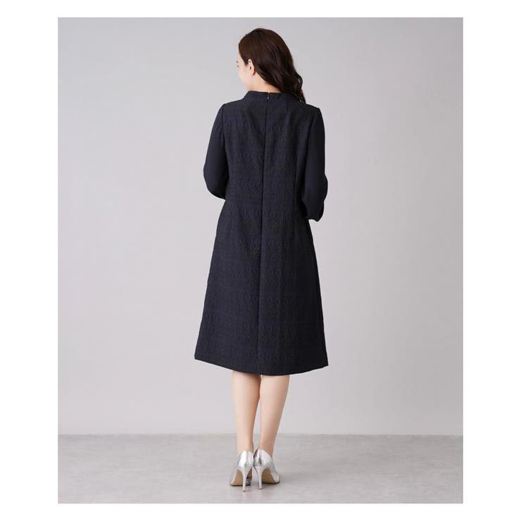 ジャカード切替ハイネックワンピース | Leilian | 詳細画像12