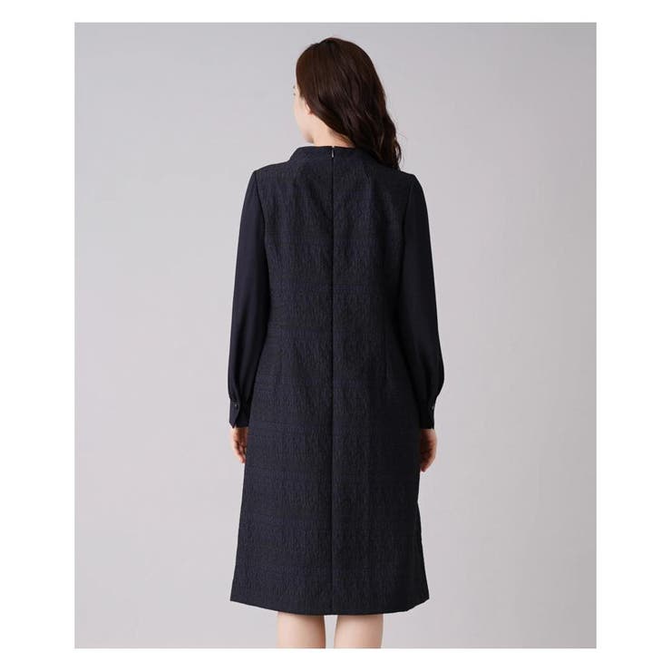 ジャカード切替ハイネックワンピース | Leilian | 詳細画像15