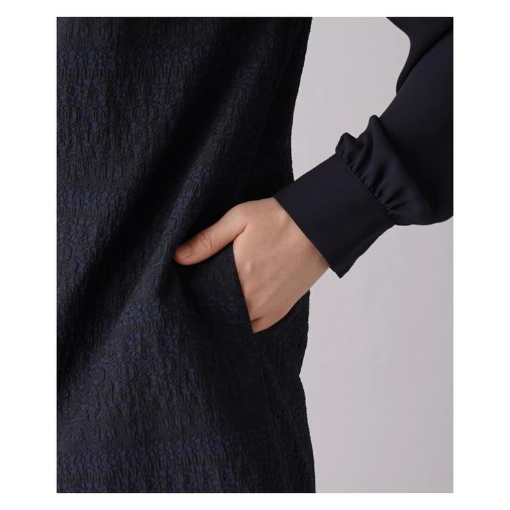 ジャカード切替ハイネックワンピース | Leilian | 詳細画像18