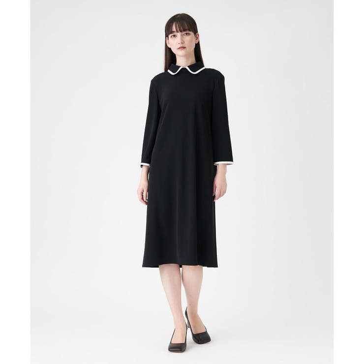 グログランパイピングワンピース[品番：LAVW0014223]｜LANVIN