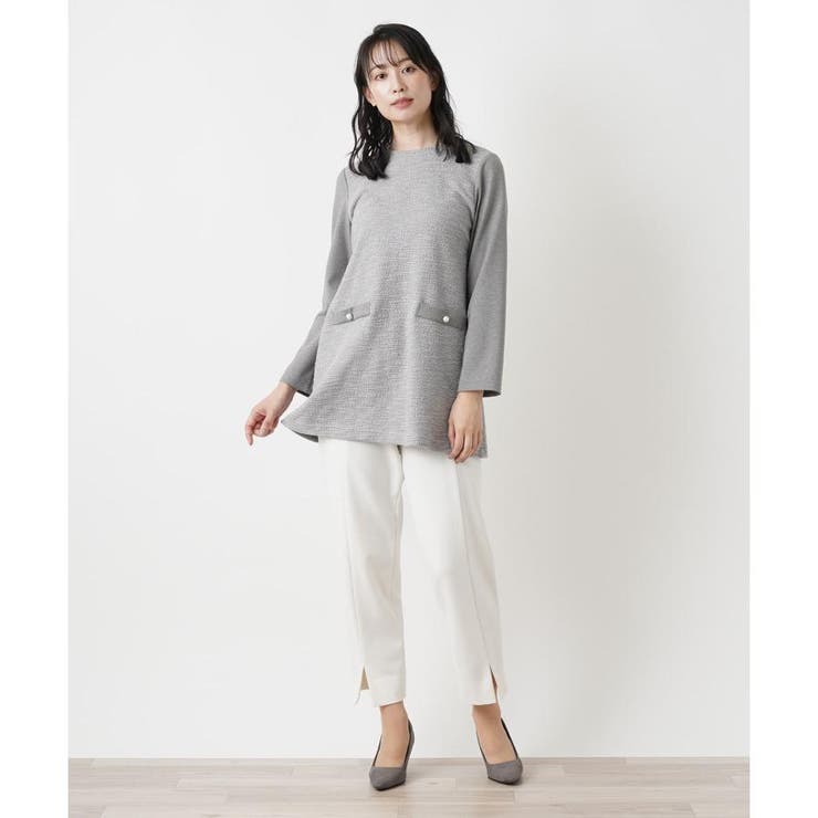 切替チュニックブラウス[品番：LAVW0018754]｜Leilian（レリアン）の