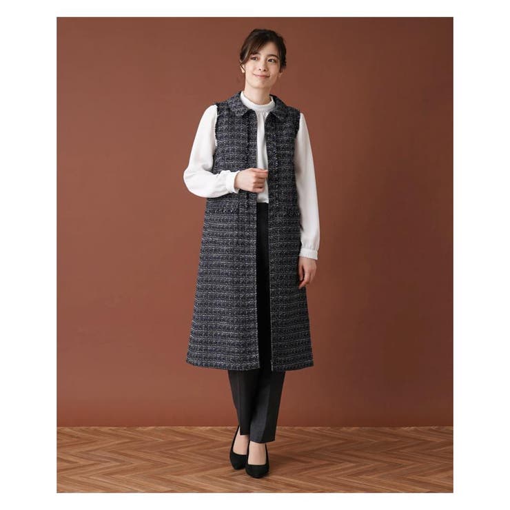 ツイードジャンパースカート[品番：LAVW0012786]｜Leilian（レリアン  