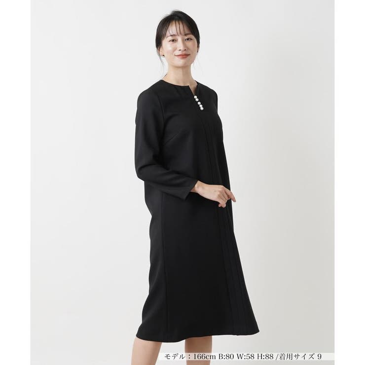 キーネックワンピース[品番：LAVW0018756]｜Leilian（レリアン）の  